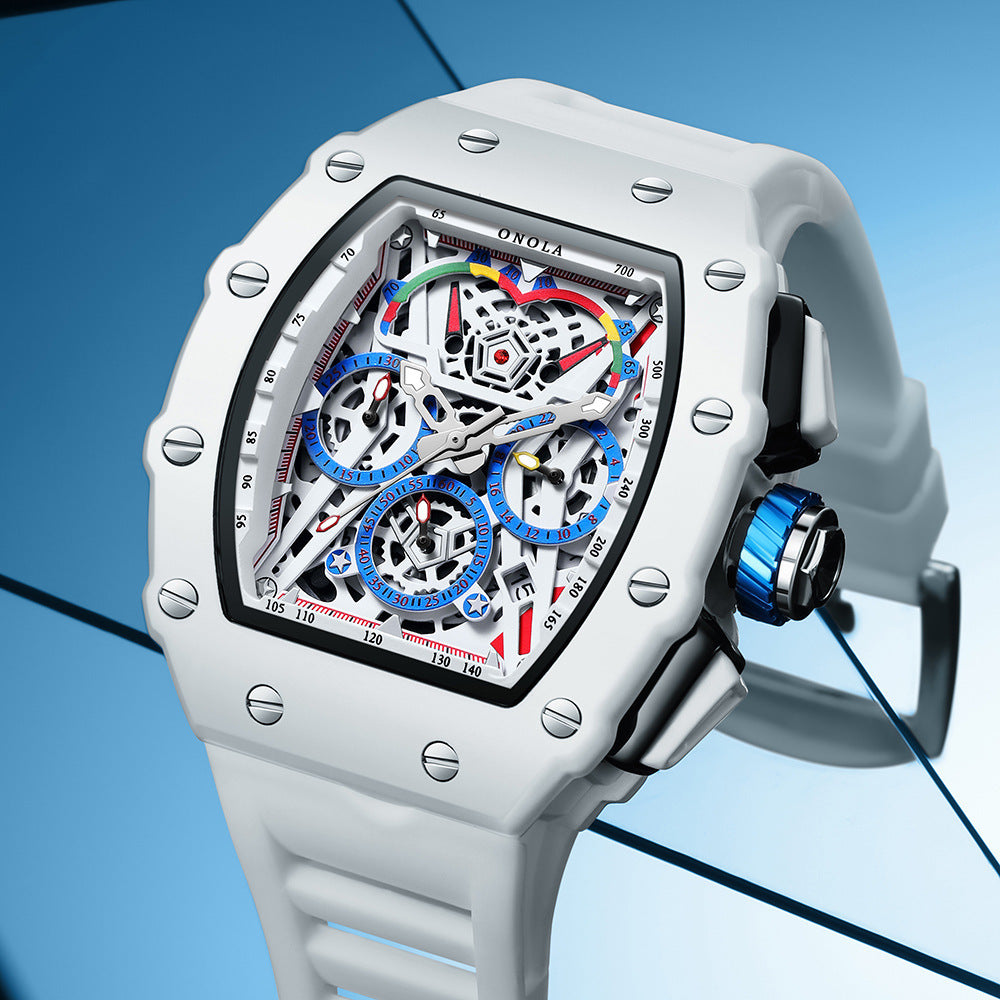 Men's Waterproof Barrel Watch Side View | After Hour Club