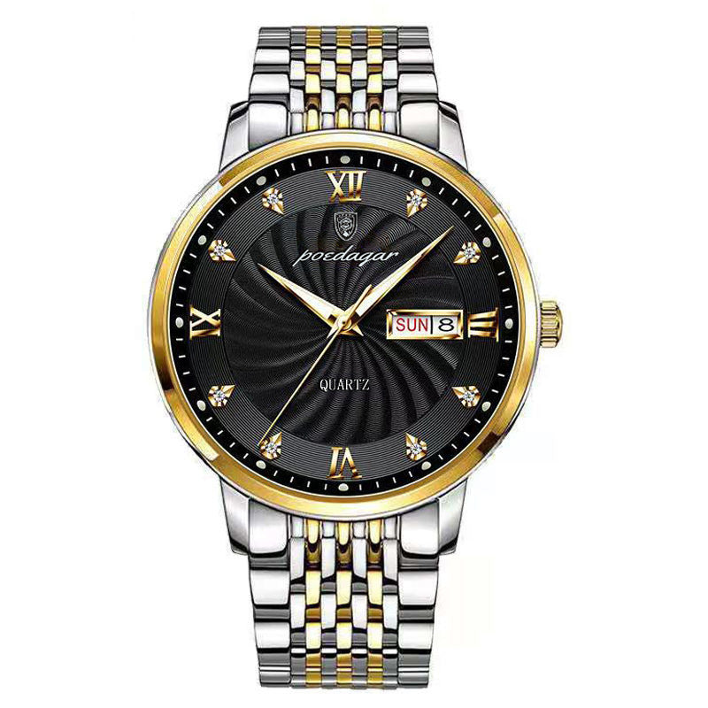 Men's Dual-Tone Luxury Steel Watch Rose Gold | After Hour Club