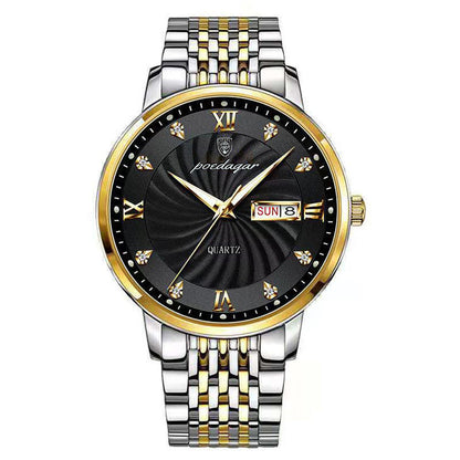 Men's Dual-Tone Luxury Steel Watch Rose Gold | After Hour Club
