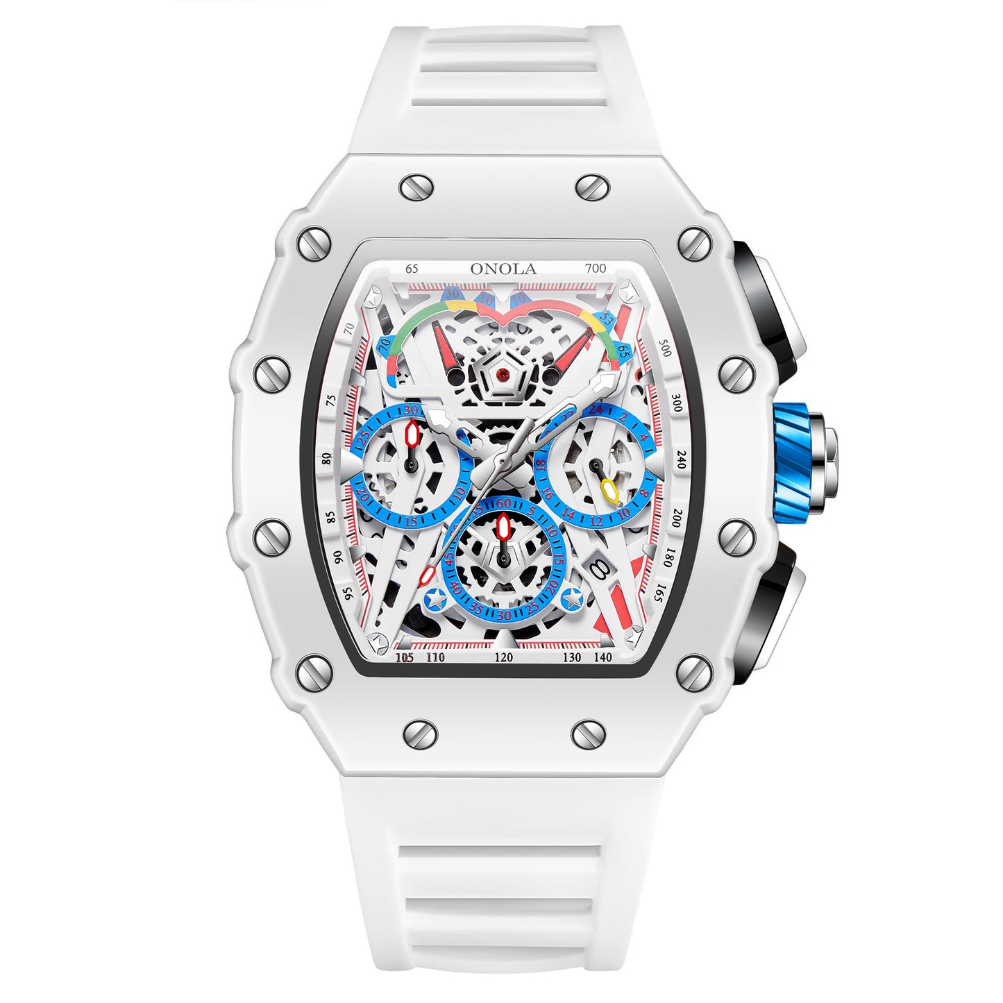 Men's Silicone Watch Waterproof Close Up | After Hour Club