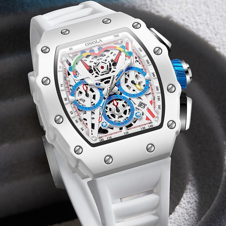 Men's 53mm Barrel Dial Sport Watch | After Hour Club